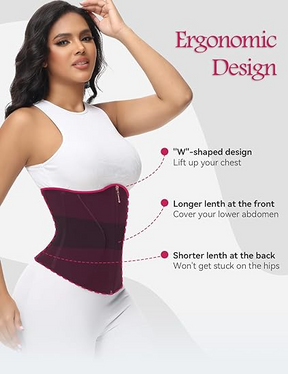 Bauchweg Korsett kurzer Shapewear Taillentrainer für Frauen