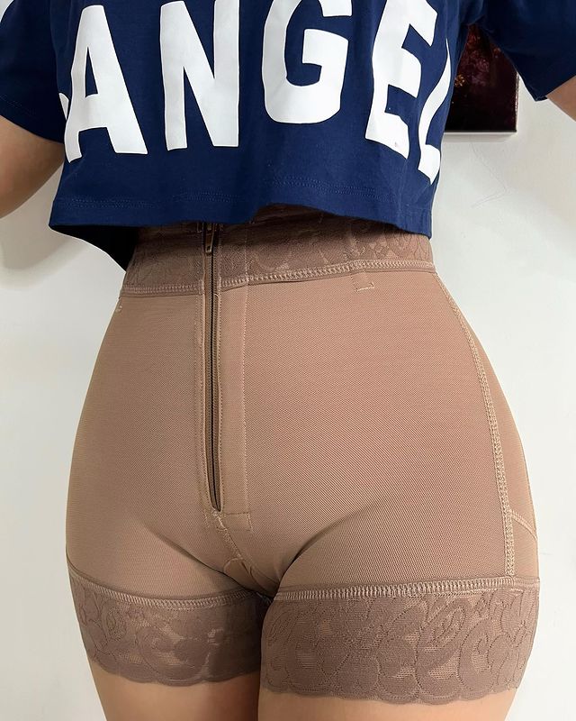 Shapshe® Spitzen Bauch Kontroll Höschen Po Lift Formende Reißverschluss Shorts