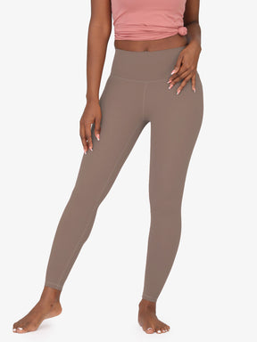 Nackte verkürzte Yoga Leggings mit hoher Taille und Po Lifter