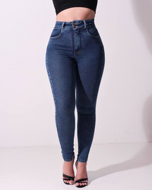 Butt Lift Weicher Stretch Leggings mit Hoher Taille Skinny Jeans