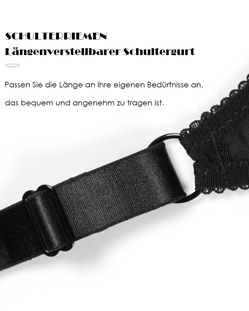 Sexy Spitzen BH Vorderem Schnallenverschluss Haltung formender Unterwäsche in Übergröße